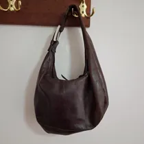 Comprar Cartera Blaque De Hombro Cómoda Eco Cuero Marron Marrón Lisa Níquel Marrón