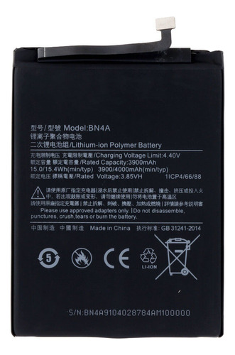 Bateria Compatible Con Xiaomi Note 7 Pro Orig De Fabrica