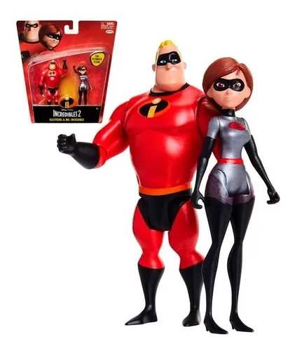 Los Increíbles 2 Set Elastigirl Y Mr Increíble Disney Pixar