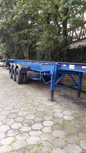 Imagem 4 de 11 de Carreta Porta Container Bug 40 Com Lock