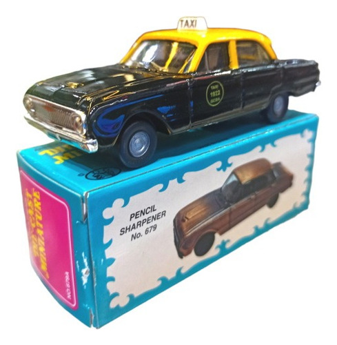 Auto Ford Falcon Taxi Sacapuntas Coleccion Metalico 679a