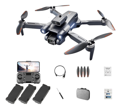 Drone 6k 720hd Doble Cámara + 3 Pilas Y Sensor De Obstáculos
