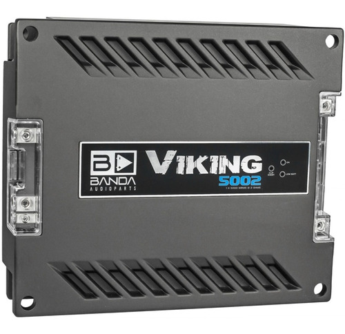 Amplificador Modulo Banda Viking 5002 2ohm 5000 Wrms Cor Preto