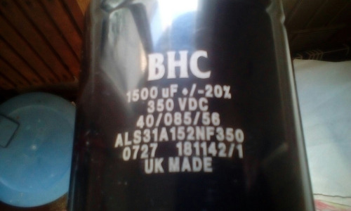 Capacitor_bhc _1500uf_350vdc_ Martinez (Usado)