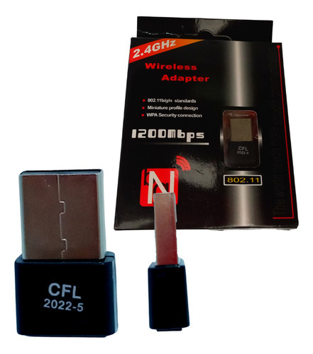 Mini Adaptador Wifi Rede Sem Fio Notebook Transmissor 900mbp