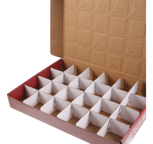 Caja Para Sorteos Con Compartimento Navideño, Caja Para Rifa