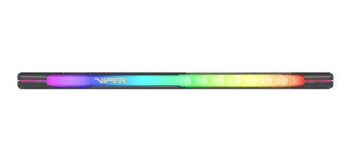 Memoria RAM Viper Steel RGB gamer color negro 8GB 1 Patriot PVSR48G320C8
