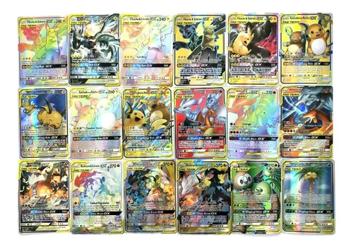 Lote 10 Cartas Pokemon GX Aleatorias