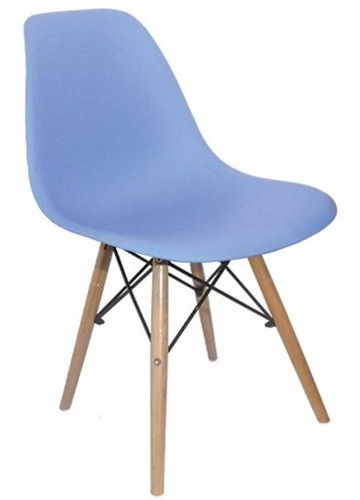 Sillas Eames Color Azul Para Adultos Color del asiento Celeste TcWeb
