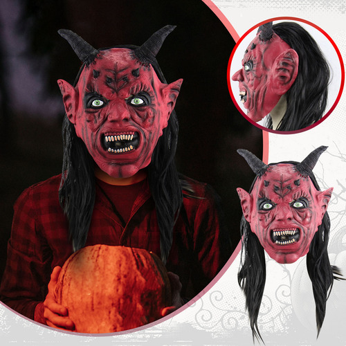 Máscara De Satán Y Diablo, Máscara De Halloween, Máscara De