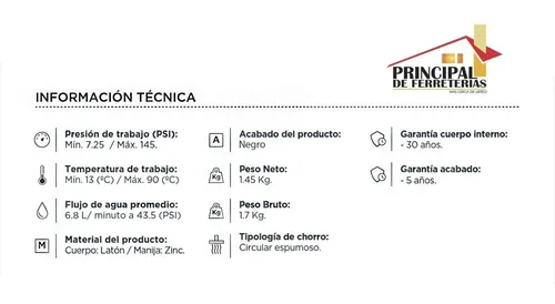 Mezclador Griferia Lavaplatos Flexible Negro Marca Klipen