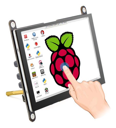 Elecrow Raspberry Pi Monitor De Pantalla Táctil De 5 Pulga.