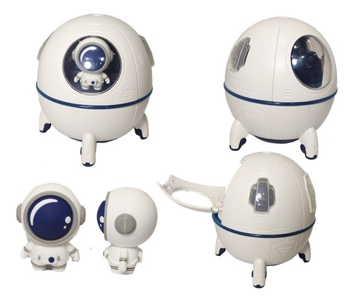 Humificador Capsula Espacial Usb Muñeco Astronauta Regalo