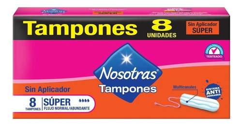 Tampón Nosotras Digital super 8 u