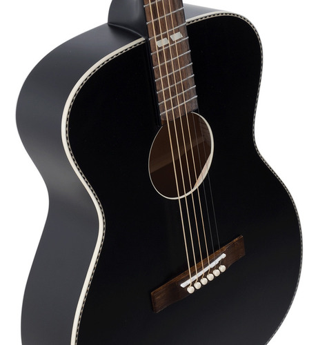 Imagen 4 de 4 de Guitarra Acústica Recording King Serie 7 Ros-7-mbk Negro