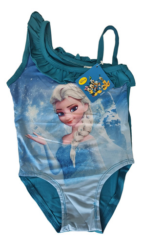 Traje De Baño Entero Frozen Elsa Y Anna (talla 2 Años)