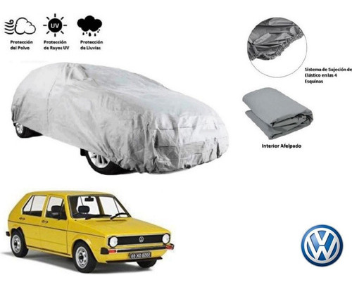 Forro Funda Cubreauto Afelpada Vw Caribe 1979