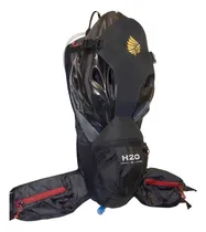 Comprar Mochila De Hidratacion 13 Lts Navajo H2o Bolsa De 2lts Color Negro\u002Frojo