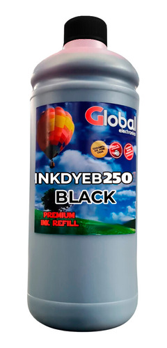 Tinta Universal Black Dye En Botella 250 Cm3