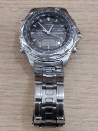 Citizen Eco-drive Hora Mundial Cronógrafo