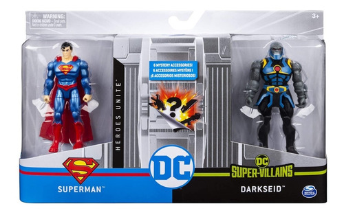 Superman Y Darkseid 10cm Spin Master Outlet Ultima Pieza