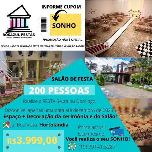 Imagem 1 de 1 de Salão De Festa
