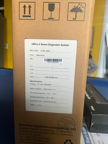 Scanner Automotivo Xtool H6 Pro 2 Programação E Codificação