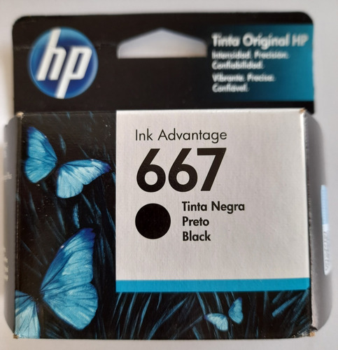 Cartucho Hp 667 Negro Original