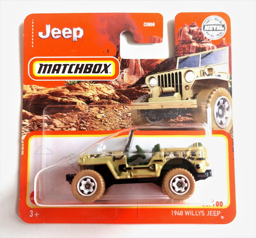 Auto Escala Colección Matchbox Diecast  Jeep Willys 1948