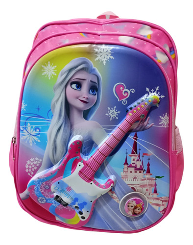 Mochila Con Luces Frozen Importado Premiun