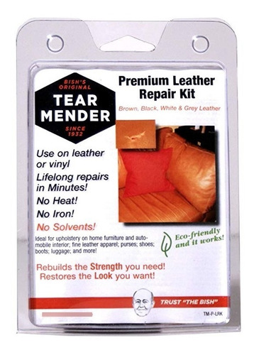 Tear Mender Premium Kit De Reparación De Cuero Con Parches D