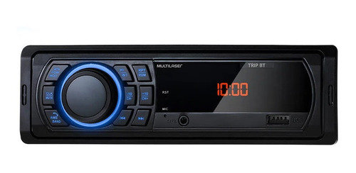 Som Automotivo Multilaser Mp3 Bluetooth Usb Preto Aux P3344