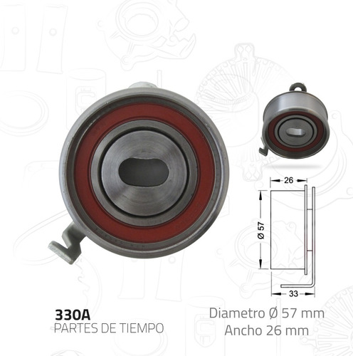 Polea Tensor Distribucion Atos 1.0 1.1 I10 I-10 2001 Al 2014