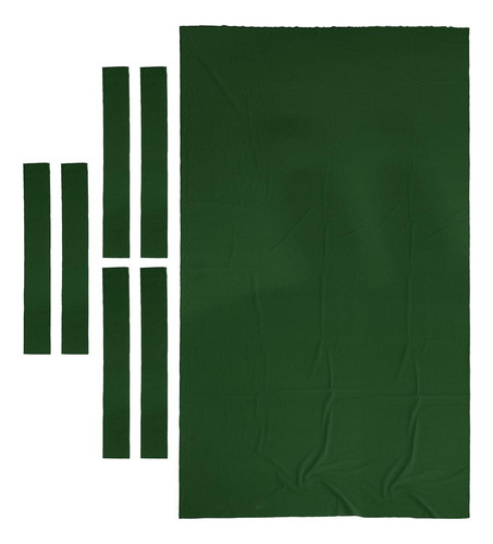 - 2pcs Snooker Standard 2.6m 8ft Billiard Cloth Pool Table +