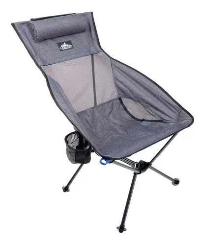 Silla Campamento Con Respaldo Alto Soporte Para Vasos