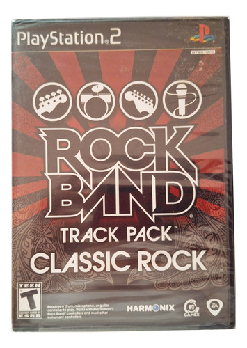 Videojuego Ps2 Rock Band Track Pack Classic Playstation 2 N