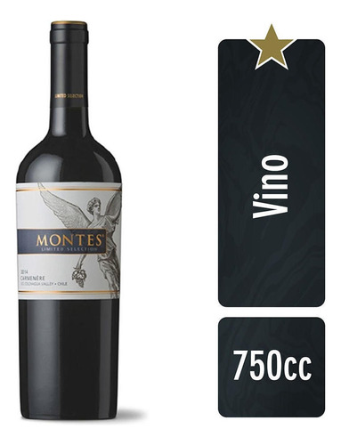 Vino Montes Limited Selection Carmenere 750cc 1 Unidad