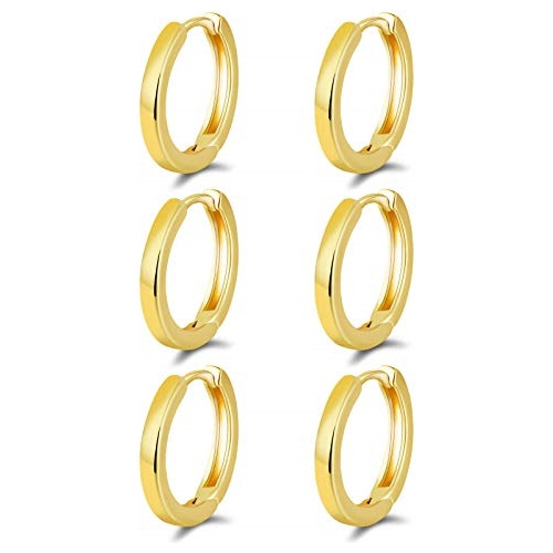 Aretes De Oro Pequeñas Para Mujer