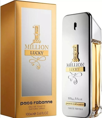 Perfume Loción 1 Million Lucky De Paco - L a $1290