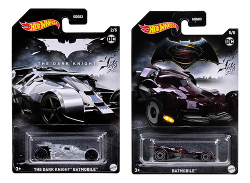 2 Hot Wheels Batman Dark Knight E Supermam Apocalíptico Dc