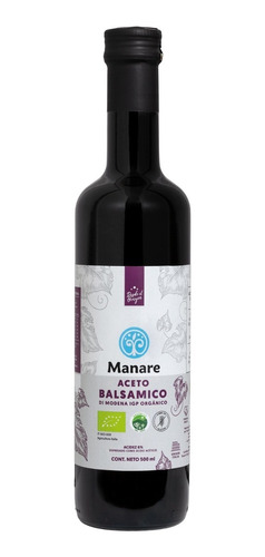 Aceto Balsámico Orgánico 500 Ml - Manare