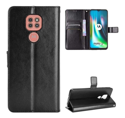 Funda De Piel Tipo Cartera Para Motorola Moto G Power 2021