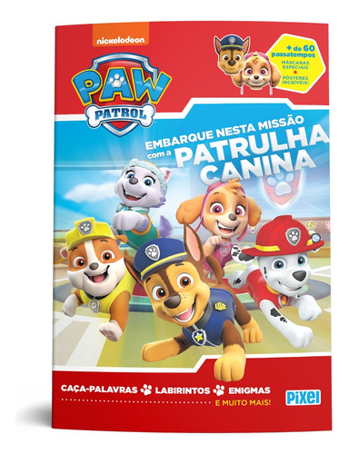 Patrulha Canina - Livrão, de Brasil, Nickelodeon. Editora Nova Fronteira Participações S/A, capa mole em português, 2021