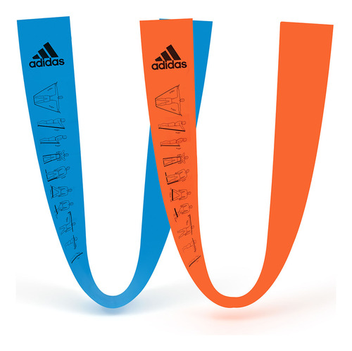 Set 2 Bandas Elásticas Resistencia 6mm adidas Supergym