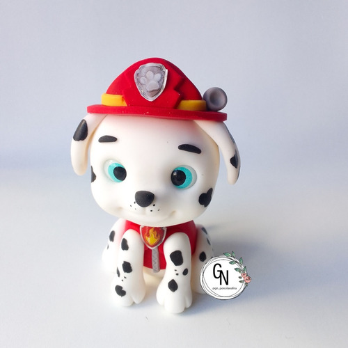 Adorno Para Tortas, Paw Patrol, Porcelana Fría