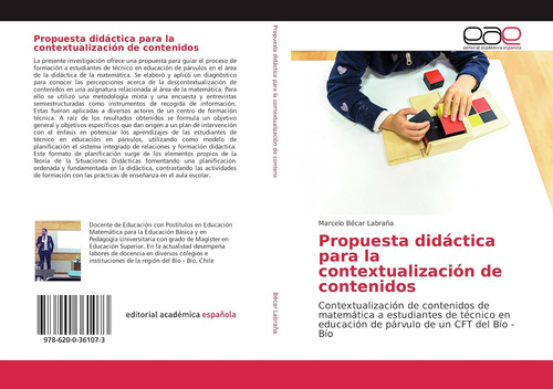 Libro: Propuesta Didáctica Para La Contextualización De Cont
