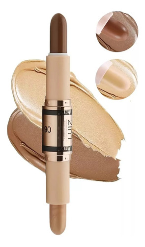 Barra Contorno E Iluminador Mely - Contorno Stick - Glowee Tono Del Maquillaje 4