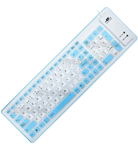 Teclado Numerico Flexible Silicona Usb Pc Portátil Antipolvo