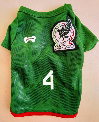 Playera Jersey Perro T6 Selección Mexicana Verde Qatar 2022