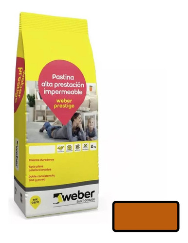 Weber Pastina Prestige 2kgs Porcelanatto Teja